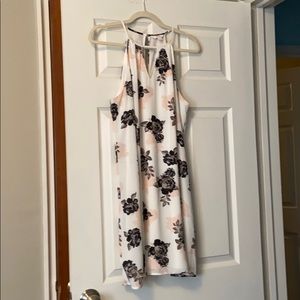 Candies High Neck Flowy Floral Dress